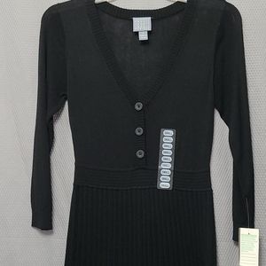 Sweater Dress w/ Accordian Skirt.